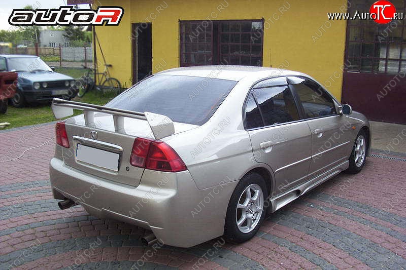 22 899 р. Задний бампер Jaguar Honda Civic ES седан дорестайлинг (2000-2003)  с доставкой в г. Горно‑Алтайск