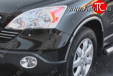 2 999 р. Подиумы противотуманных фар СТ Honda CR-V RE1,RE2,RE3,RE4,RE5,RE7 дорестайлинг (2007-2010)  с доставкой в г. Горно‑Алтайск