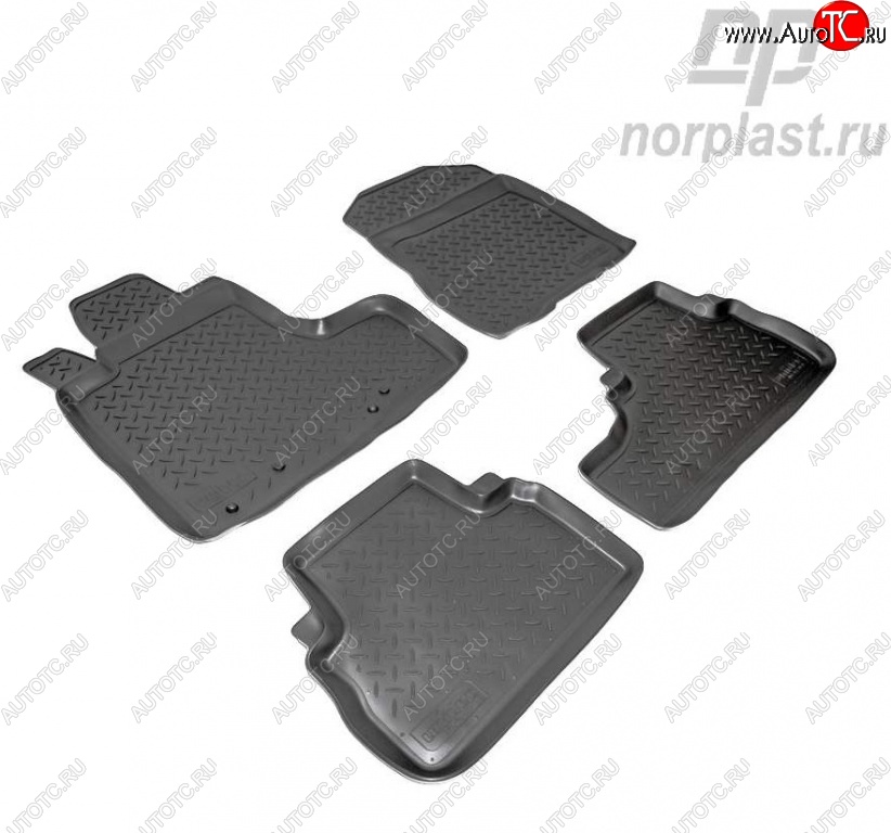 2 569 р. Комплект салонных ковриков Norplast  Honda CR-V  RE1,RE2,RE3,RE4,RE5,RE7 (2007-2012) дорестайлинг, рестайлинг  с доставкой в г. Горно‑Алтайск