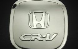 949 р. Накладка на лючок бензобака СТ Honda CR-V RM1,RM3,RM4 дорестайлинг (2012-2015)  с доставкой в г. Горно‑Алтайск. Увеличить фотографию 2