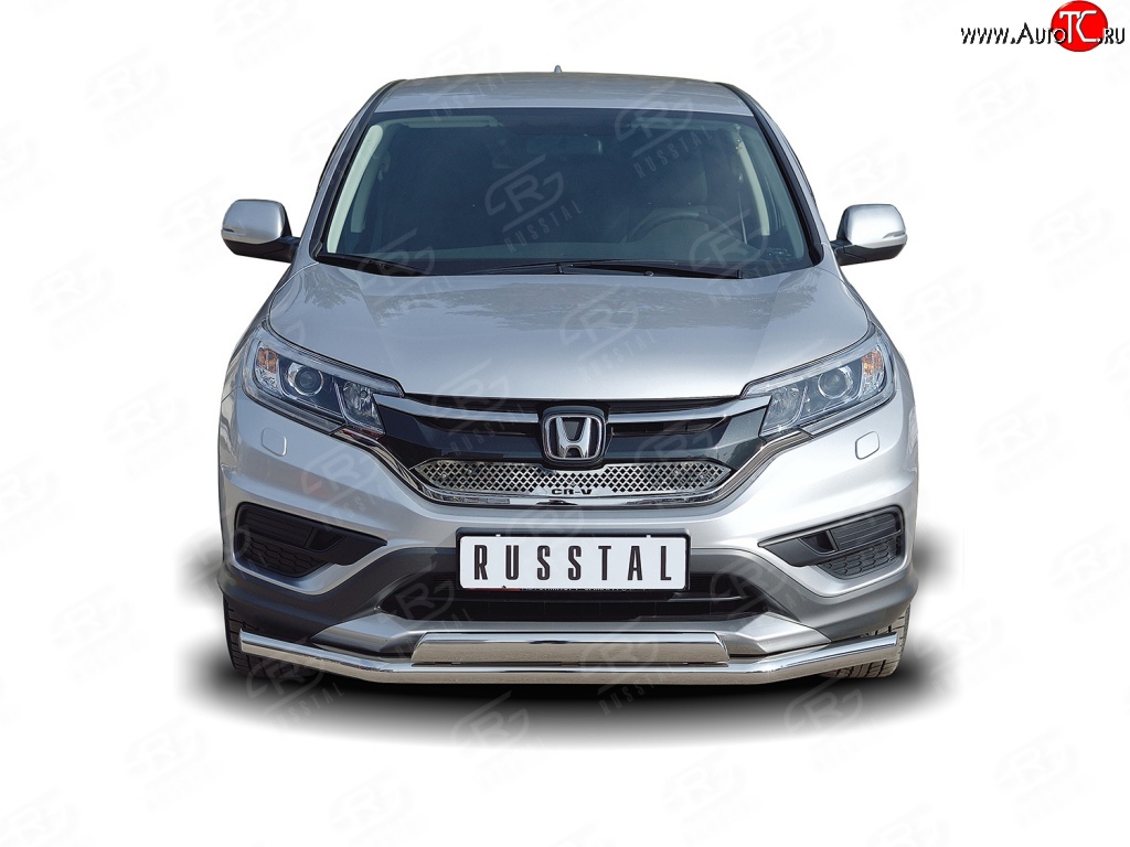 2 899 р. Решётка радиатора (рестайлинг) Russtal Honda CR-V RM1,RM3,RM4 дорестайлинг (2012-2015) (Неокрашенная)  с доставкой в г. Горно‑Алтайск