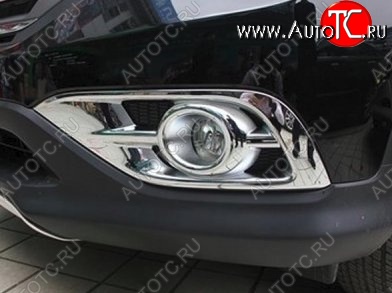 4 749 р. Подиумы противотуманных фар СТ Honda CR-V RM1,RM3,RM4 дорестайлинг (2012-2015)  с доставкой в г. Горно‑Алтайск