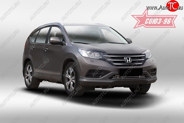 5 174 р. Декоративный элемент воздухозаборника Souz-96 (d16) Honda CR-V RM1,RM3,RM4 дорестайлинг (2012-2015)  с доставкой в г. Горно‑Алтайск