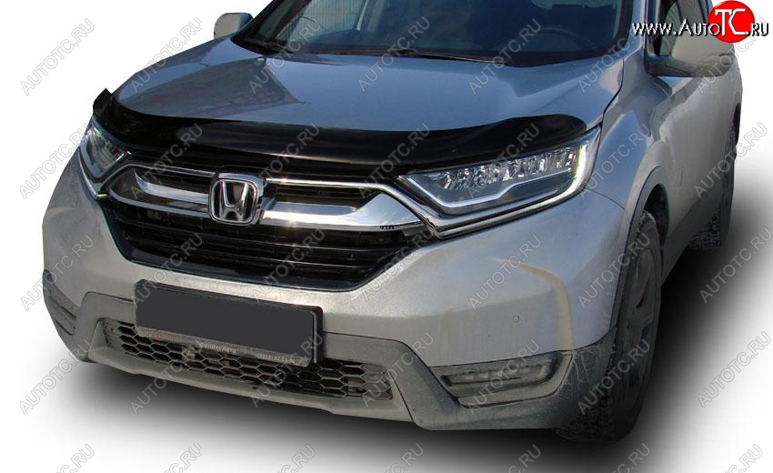 4 599 р. Дефлектор капота SIM Honda CR-V RW,RT дорестайлинг (2016-2020)  с доставкой в г. Горно‑Алтайск