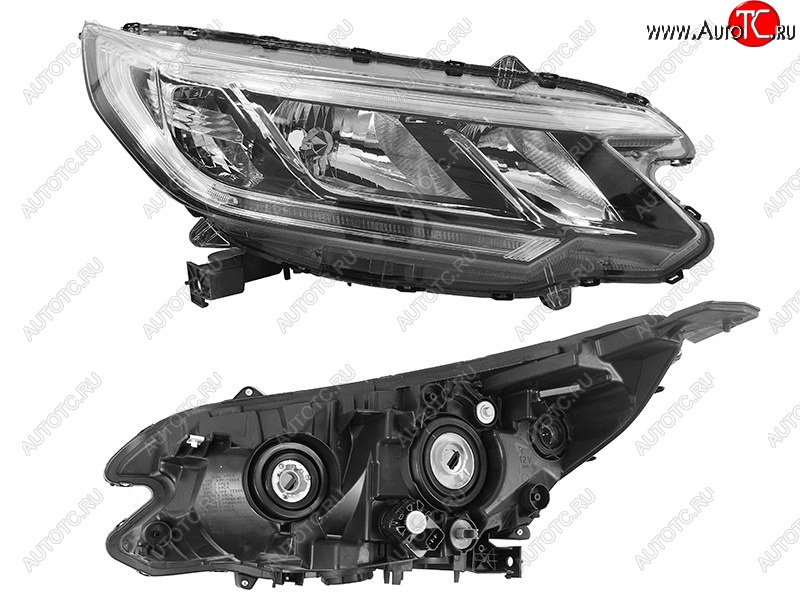 18 549 р. Правая фара SAT Honda CR-V RM1,RM3,RM4 рестайлинг (2014-2018)  с доставкой в г. Горно‑Алтайск