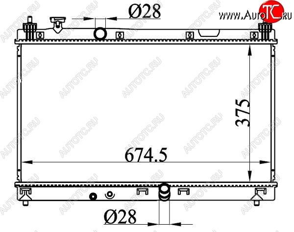 6 799 р. Радиатор SAT (пластинчатый, GK3/GK4)  Honda Fit ( GP,GK,  3,  3 GP,GK) (2013-2020)  дорестайлинг, GP,GK 1-ый рестайлинг, 2-ой рестайлинг  с доставкой в г. Горно‑Алтайск