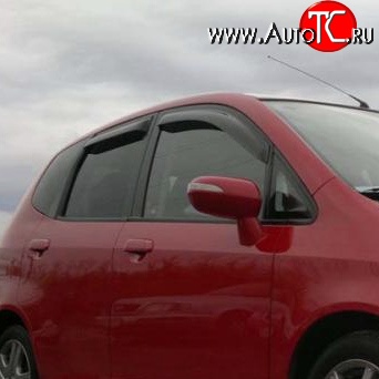 899 р. Дефлекторы окон (ветровики) Novline 4 шт Honda Fit 1 GD дорестайлинг (2001-2004)  с доставкой в г. Горно‑Алтайск