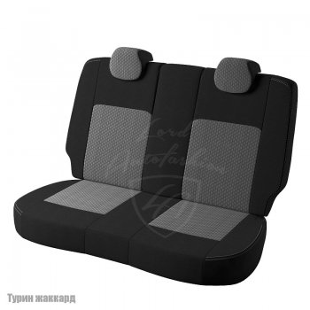 4 699 р. Чехлы для сидений Lord Autofashion Турин (жаккард) Hyundai Elantra HD (2006-2011) (Черный, вставка Люкс-94)  с доставкой в г. Горно‑Алтайск. Увеличить фотографию 2