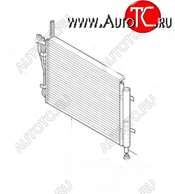 6 999 р. Радиатор кондиционера SAT Hyundai i20 PB хэтчбэк дорестайлинг (2008-2012)  с доставкой в г. Горно‑Алтайск