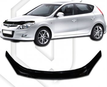 Дефлектор капота CA-Plastic Hyundai (Хюндаи) I30 (и30)  FD (2007-2012) FD универсал дорестайлинг, хэтчбек дорестайлинг, универсал рестайлинг, хэтчбэк 5 дв. рестайлинг