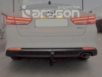 22 699 р. Фаркоп Aragon.(шар V) KIA Optima 4 JF дорестайлинг седан (2016-2018)  с доставкой в г. Горно‑Алтайск. Увеличить фотографию 2