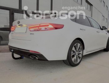 22 699 р. Фаркоп Aragon.(шар V) KIA Optima 4 JF дорестайлинг седан (2016-2018)  с доставкой в г. Горно‑Алтайск. Увеличить фотографию 3