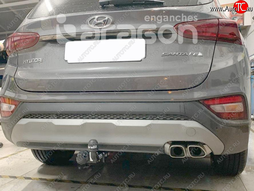 15 499 р. Фаркоп Aragon. (шар A) Hyundai Santa Fe TM дорестайлинг (2018-2021)  с доставкой в г. Горно‑Алтайск