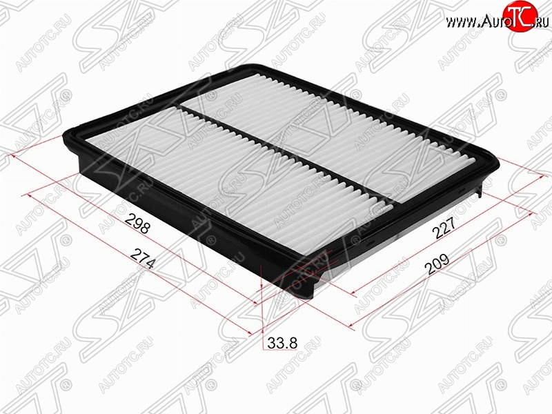 399 р. Фильтр воздушный двигателя (2.4) SAT  Hyundai Santa Fe  DM (2012-2016), KIA Sorento  XM (2009-2015)  с доставкой в г. Горно‑Алтайск