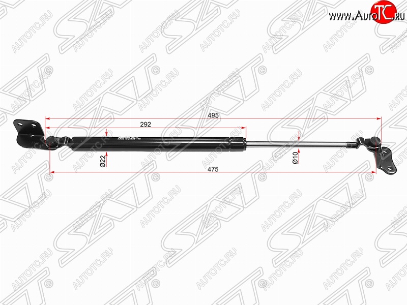 1 049 р. Правый упор капота SAT (газовый)  Hyundai Terracan  HP (2001-2007) дорестайлинг, рестайлинг  с доставкой в г. Горно‑Алтайск