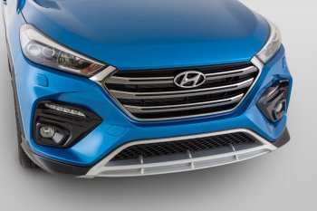 21 899 р. Передний бампер YT Hyundai Tucson TL дорестайлинг (2015-2018) (Неокрашенный)  с доставкой в г. Горно‑Алтайск. Увеличить фотографию 5