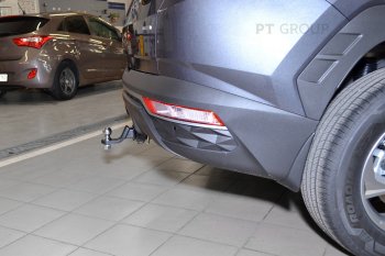 14 999 р. Фаркоп Petroil Tuning (съемный квадрат, сборка РФ) Hyundai Tucson NX4 (2020-2022)  с доставкой в г. Горно‑Алтайск. Увеличить фотографию 2