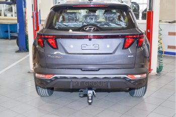 14 999 р. Фаркоп Petroil Tuning (съемный квадрат, сборка РФ) Hyundai Tucson NX4 (2020-2022)  с доставкой в г. Горно‑Алтайск. Увеличить фотографию 3