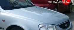 15 999 р. Капот Стандартный Hyundai Accent седан ТагАЗ (2001-2012) (Окрашенный)  с доставкой в г. Горно‑Алтайск. Увеличить фотографию 1