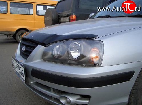 2 599 р. Дефлектор капота NovLine Hyundai Elantra XD седан дорестайлинг (2000-2003)  с доставкой в г. Горно‑Алтайск