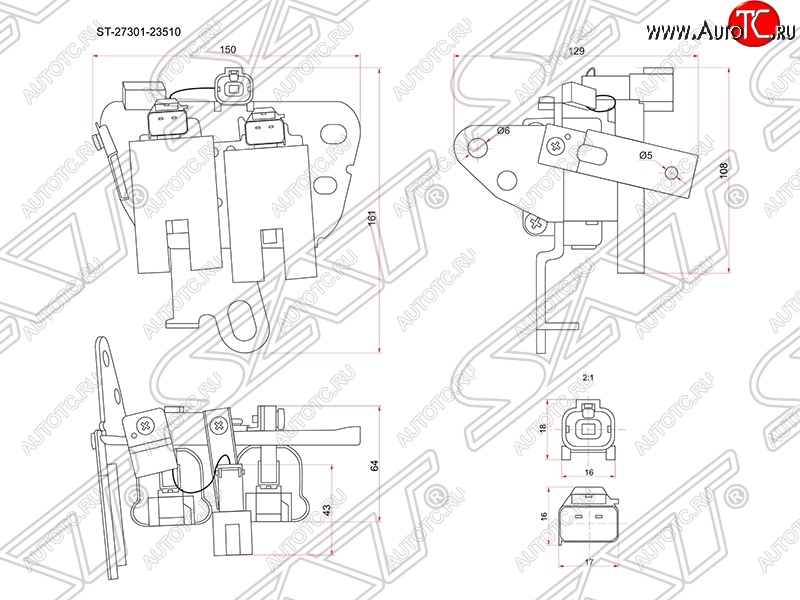 1 859 р. Катушка зажигания SAT  Hyundai Elantra  HD - I30  FD  с доставкой в г. Горно‑Алтайск