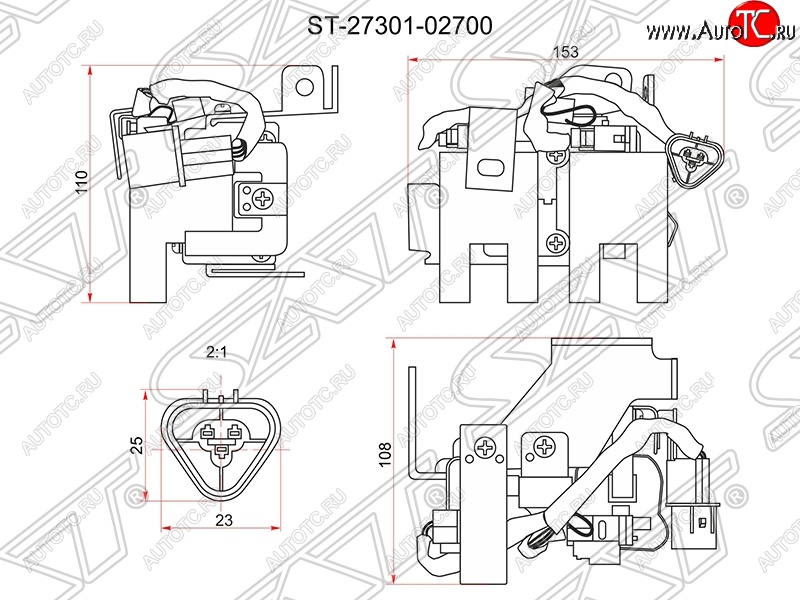 2 169 р. Катушка зажигания SAT Hyundai i10 PA рестайлинг (2011-2013)  с доставкой в г. Горно‑Алтайск