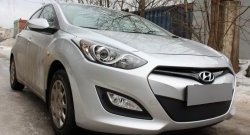 1 839 р. Сетка на бампер Russtal (черная) Hyundai I30 2 GD дорестайлинг универсал (2011-2015)  с доставкой в г. Горно‑Алтайск. Увеличить фотографию 7