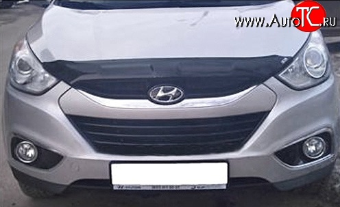 2 879 р. Дефлектор капота NovLine Hyundai IX35 LM рестайлинг (2013-2018)  с доставкой в г. Горно‑Алтайск