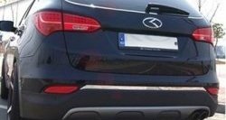 3 149 р. Накладка на нижнюю часть заднего стекла СТ Hyundai Santa Fe DM дорестайлинг (2012-2016)  с доставкой в г. Горно‑Алтайск. Увеличить фотографию 3