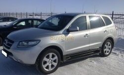 17 799 р. Пороги OEM Style Hyundai Santa Fe CM рестайлинг (2009-2012)  с доставкой в г. Горно‑Алтайск. Увеличить фотографию 2