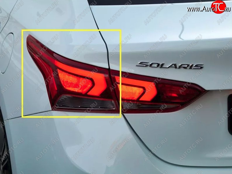 20 099 р. Фара задняя левая Стандартная (светодиодная) Hyundai Solaris HCR седан дорестайлинг (2017-2020)  с доставкой в г. Горно‑Алтайск