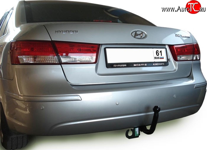 64 999 р. Фаркоп Лидер Плюс  Hyundai Sonata  NF (2004-2010) дорестайлинг, рестайлинг (Без электропакета)  с доставкой в г. Горно‑Алтайск