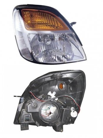 Правая передняя фара SAT Hyundai Starex/H1  A1 (2004-2007) рестайлинг