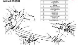 10 349 р. Фаркоп Лидер Плюс  Hyundai Starex/Grand Starex/H1  TQ (2007-2022) дорестайлинг, рестайлинг, 2-ой рестайлинг (Без электропакета)  с доставкой в г. Горно‑Алтайск. Увеличить фотографию 2