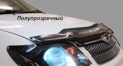 2 189 р. Дефлектор капота CA-Plastic  Hyundai Tucson  TL (2015-2021) дорестайлинг, рестайлинг (Classic черный, Без надписи)  с доставкой в г. Горно‑Алтайск. Увеличить фотографию 3