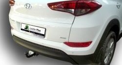 7 499 р. Фаркоп Лидер Плюс. Hyundai Tucson TL рестайлинг (2018-2021) (Без электропакета)  с доставкой в г. Горно‑Алтайск. Увеличить фотографию 2