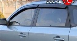 Комплект дефлекторов окон (ветровиков) 4 шт. Russtal Hyundai Tucson JM (2004-2010)