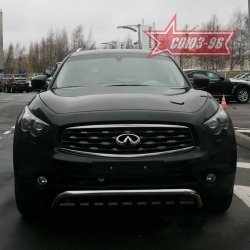 29 384 р. Защита переднего бампера Souz-96 (d60) INFINITI EX35 J50 (2007-2013)  с доставкой в г. Горно‑Алтайск. Увеличить фотографию 2