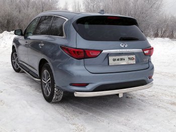 14 799 р. Фаркоп (тягово-сцепное устройство) TCC  INFINITI QX60  L50 (2016-2021) рестайлинг (Оцинкованный, шар E)  с доставкой в г. Горно‑Алтайск. Увеличить фотографию 2