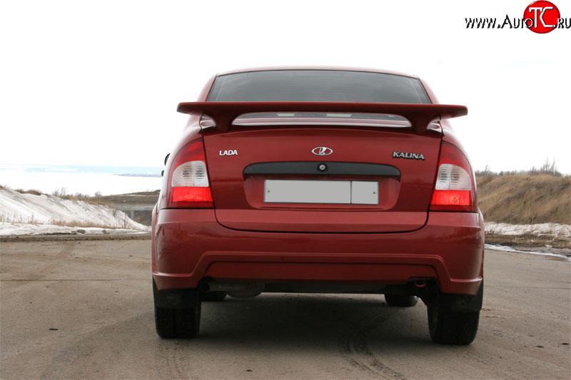 6 299 р. Задний бампер ATL  Лада Калина  1118 (2004-2013) седан (Неокрашенный)  с доставкой в г. Горно‑Алтайск