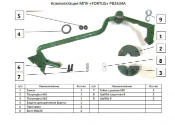 12 999 р. Замок рулевого вала FORTUS (бесштыревой) AT+ KIA Seltos (2019-2024)  с доставкой в г. Горно‑Алтайск. Увеличить фотографию 3