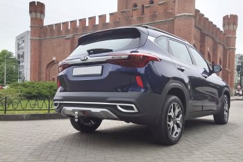 15 399 р. Фаркоп Petroil Tuning (съемный квадрат) KIA Seltos (2019-2025)  с доставкой в г. Горно‑Алтайск. Увеличить фотографию 5