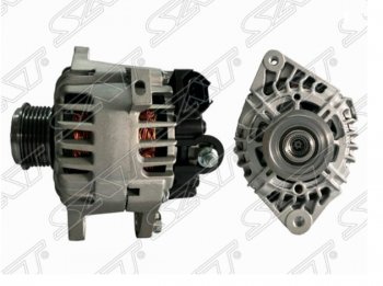 10 699 р. Генератор SAT (12V/120A)  Hyundai Creta  GS (2015-2019), KIA Carens  UN (2006-2013), KIA Forte ( седан,  хэтчбек) (2017-2025), KIA Rio  4 YB (2017-2020)  с доставкой в г. Горно‑Алтайск. Увеличить фотографию 1