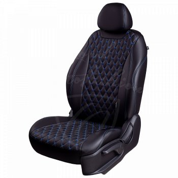 Чехлы для сидений Lord Autofashion Байрон (экокожа, раздельная спинка и сиденья, 3 Г-образных подголовника) KIA Ceed 3 CD универсал (2018-2025)
