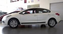 2 799 р. Молдинги RA (узкие, комплект 4 шт.)  KIA Cerato  3 YD (2013-2019) дорестайлинг седан, рестайлинг седан (Поверхность глянец (под окраску), Неокрашенные)  с доставкой в г. Горно‑Алтайск. Увеличить фотографию 5