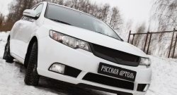 4 089 р. Решётка радиатора (Forte) RA  KIA Cerato  2 TD (2008-2013) седан (Поверхность глянец (под окраску), Неокрашенная)  с доставкой в г. Горно‑Алтайск. Увеличить фотографию 2