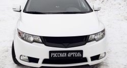 4 089 р. Решётка радиатора (Forte) RA  KIA Cerato  2 TD (2008-2013) седан (Поверхность глянец (под окраску), Неокрашенная)  с доставкой в г. Горно‑Алтайск. Увеличить фотографию 3