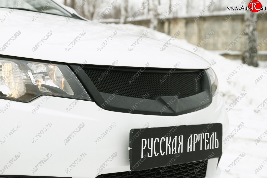 4 089 р. Решётка радиатора (Forte) RA  KIA Cerato  2 TD (2008-2013) седан (Поверхность глянец (под окраску), Неокрашенная)  с доставкой в г. Горно‑Алтайск