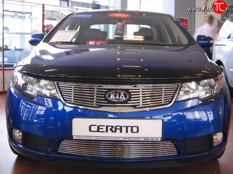 4 799 р. Декоративная вставка решетки радиатора Berkut KIA Cerato 2 TD седан (2008-2013)  с доставкой в г. Горно‑Алтайск