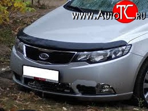 2 879 р. Дефлектор капота NovLine KIA Cerato 2 TD седан (2008-2013)  с доставкой в г. Горно‑Алтайск